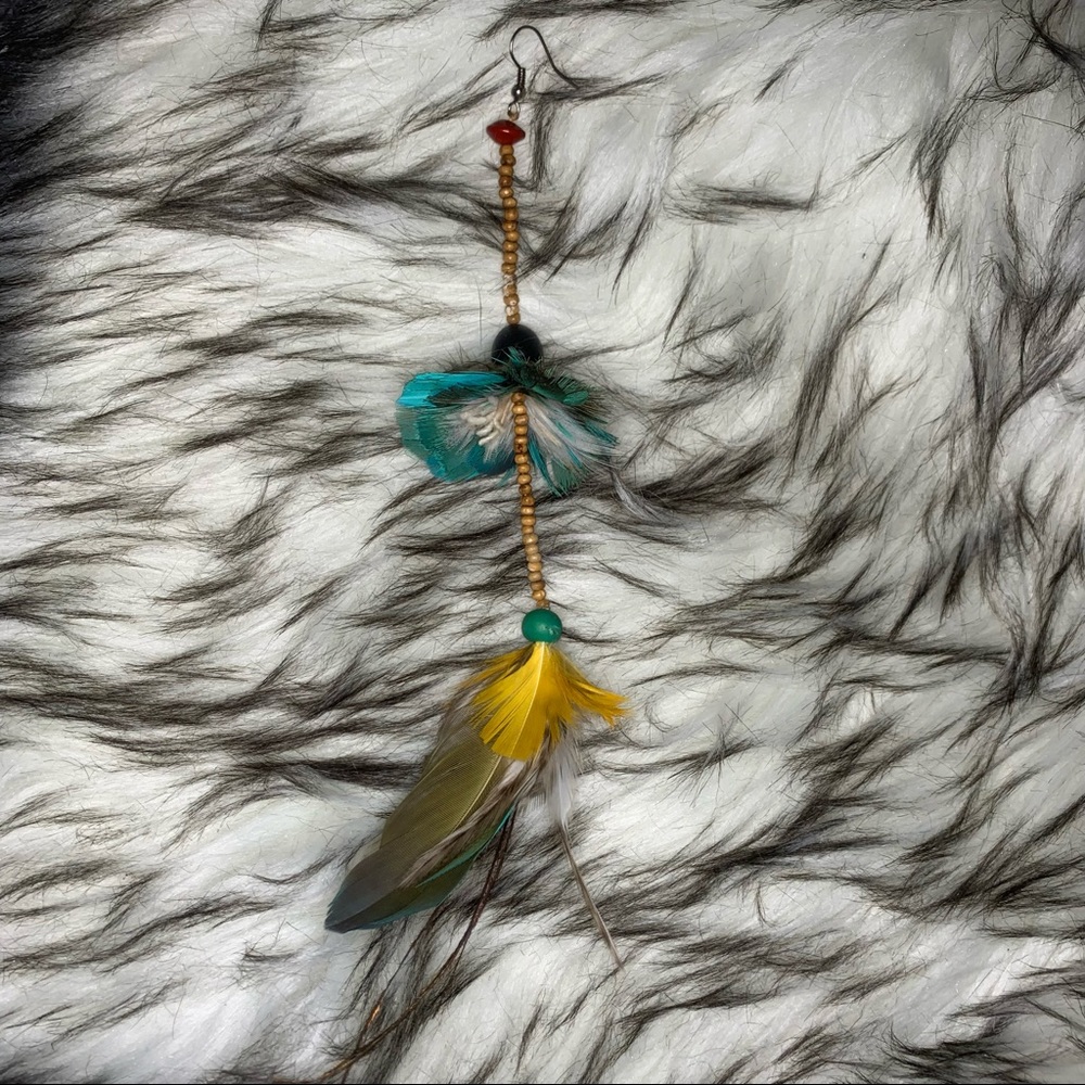 Feather Statement Earring